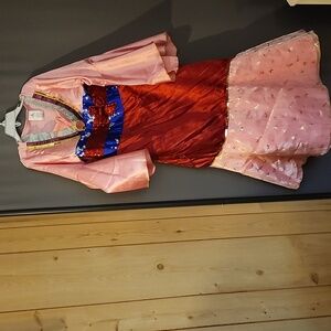 Mulan Disney Pink and Red Kids Costume
